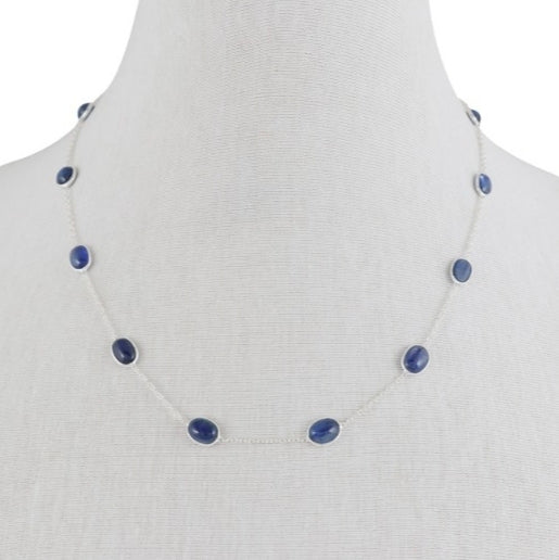Collar Plata y Piedra Cyanita